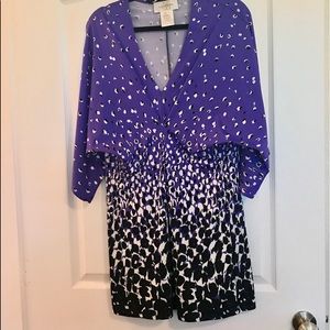 Kimono tunic with sash